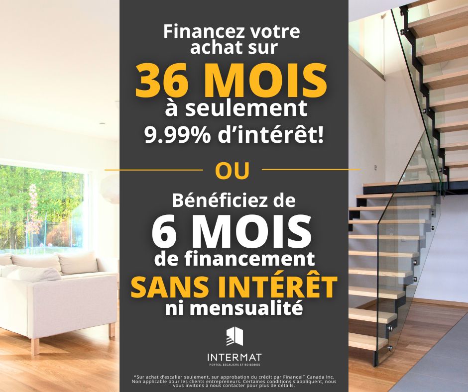 Promotion financement escaliers